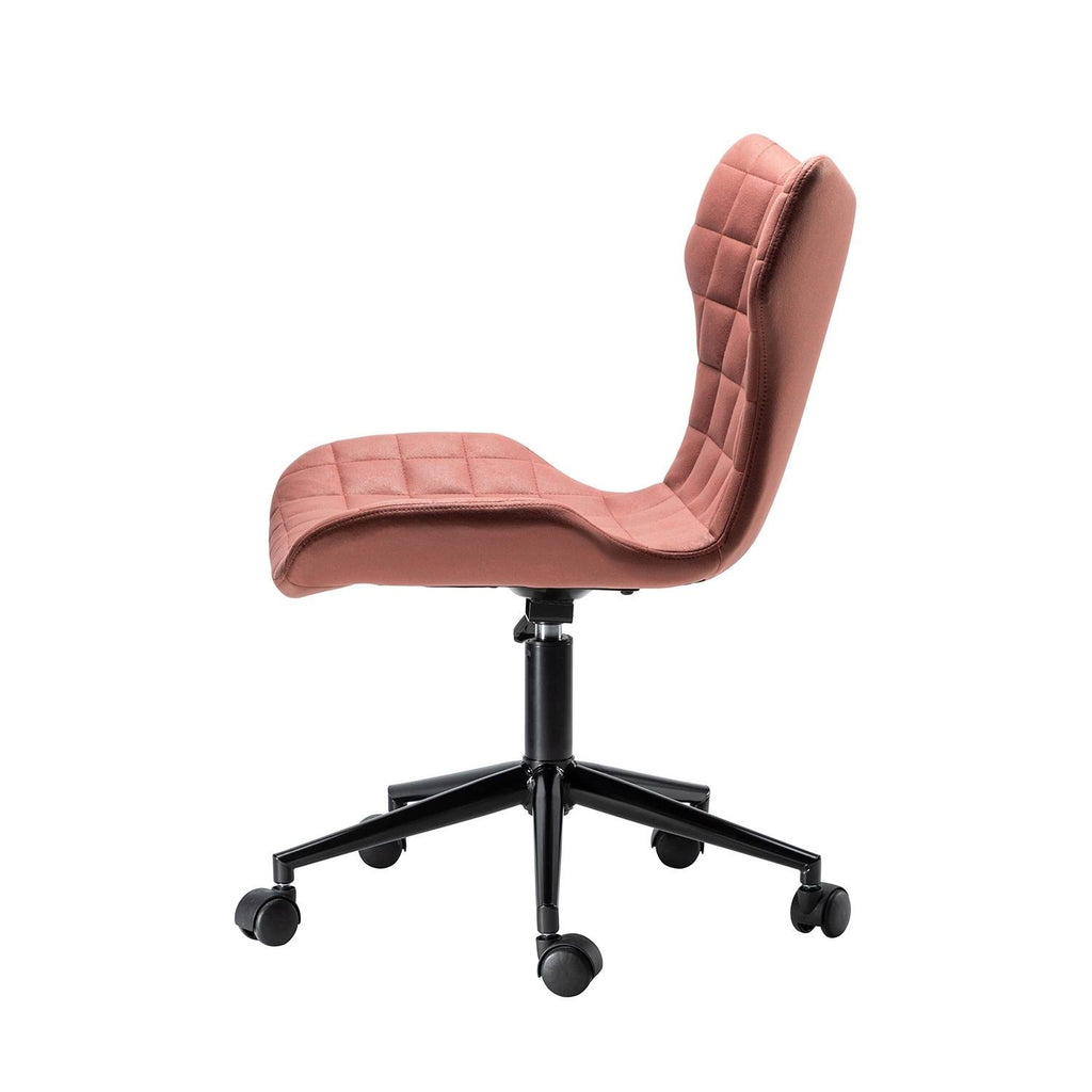 Mustard Office Task Chair with Tufted Back K630726