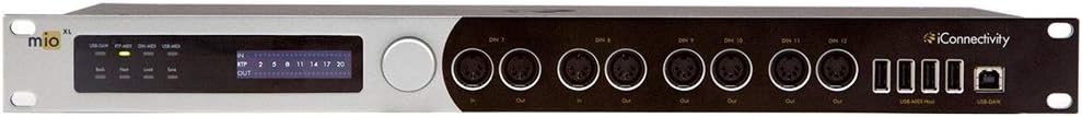 MIDI Interface with 4x MIDI Cable Male to Male Cable 10' Bundle B4956