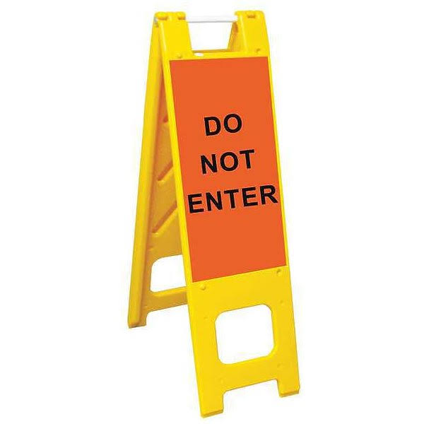 Yellow Barricade, 45 in. H C3330