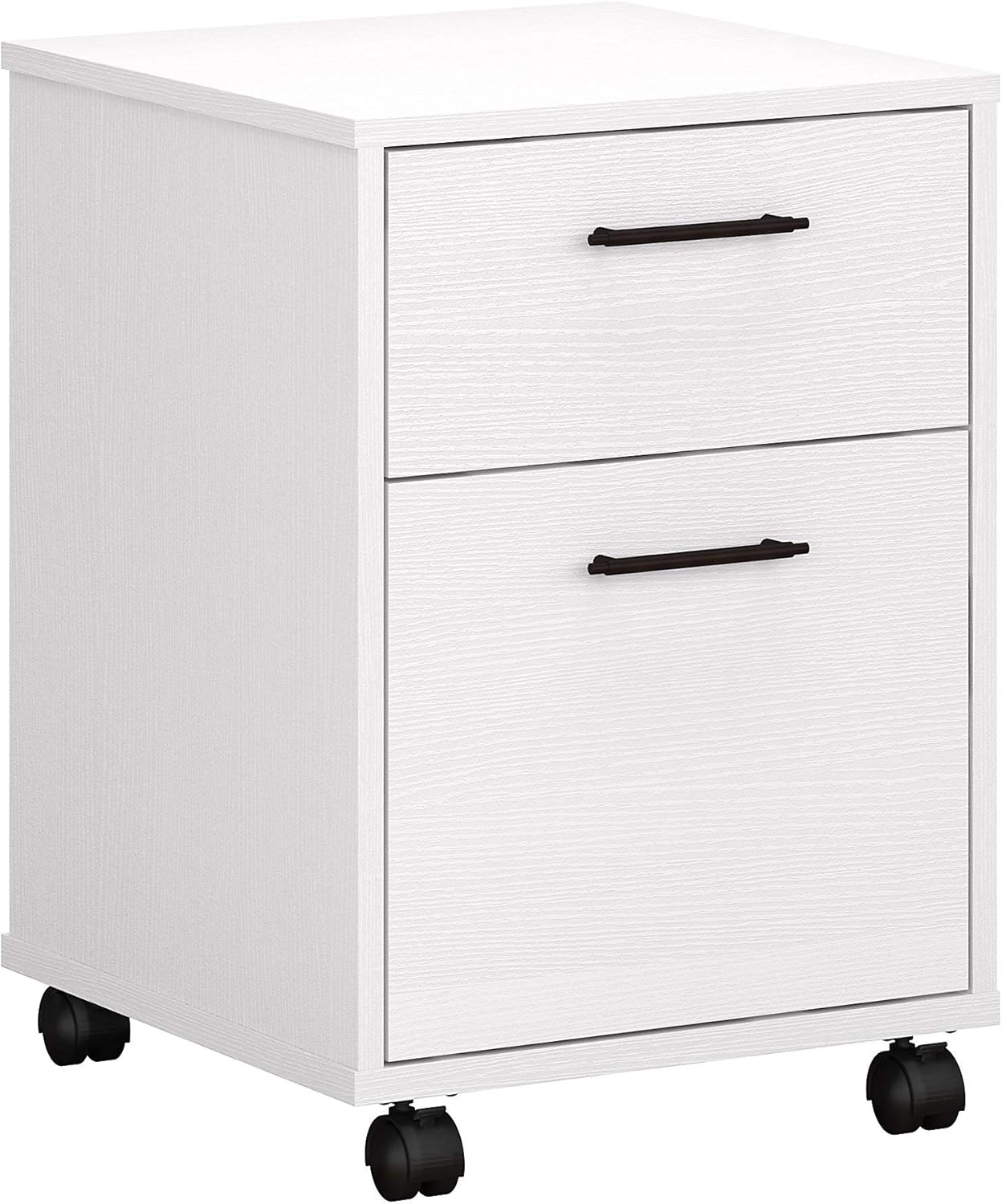 Pure White Oak 2 Drawer Mobile File Cabinet P154571