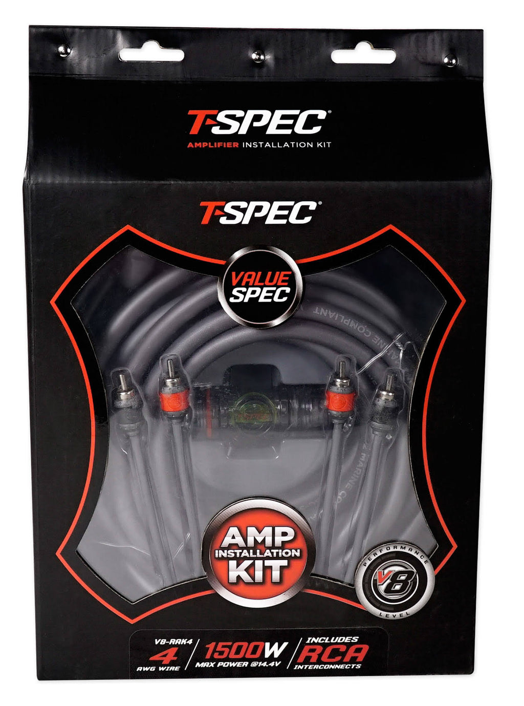 4000 Watt Mono Car Audio Amplifier with Amp Kit K549