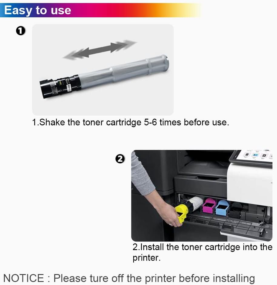 Toner Cartridge 4 Pack Black & Color 28,000 Pages U98056