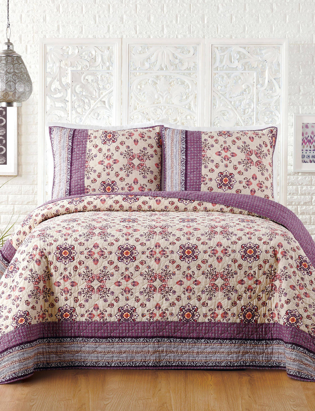 Purple Full/Queen Quilt Y693