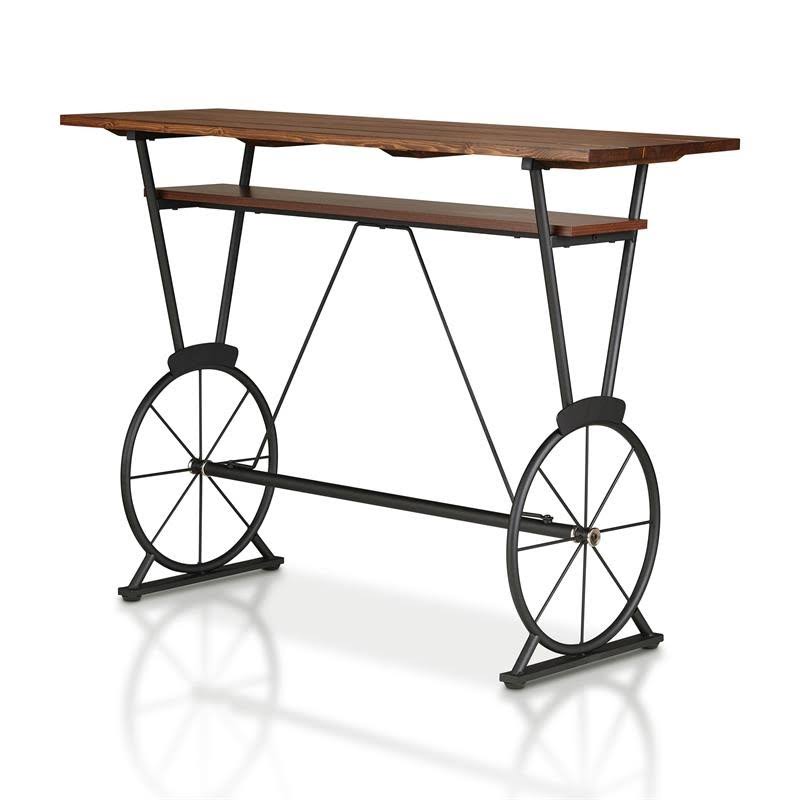 Toasted Barnwood Wood Top Counter Height Dining Table N9947