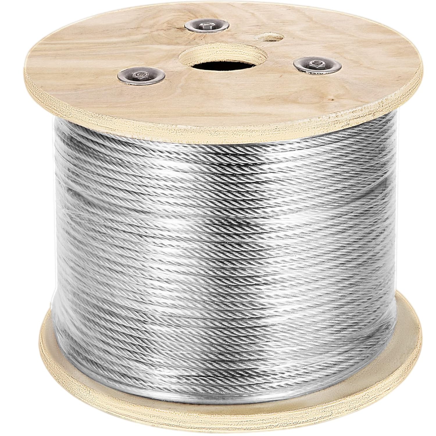 3/16 Inch 7x19 Stainless Steel Aircraft Cable Reel 500FT T304 Wire Rope I981