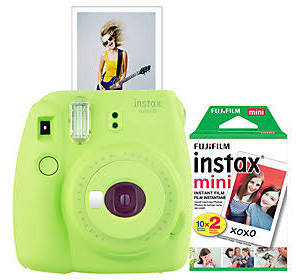 Flamingo Pink Instant Print Camera with Film T663