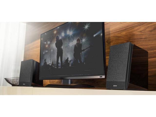 Active 2.0 Bookshelf Speakers with Bluetooth and Built-in Amplifier K176218