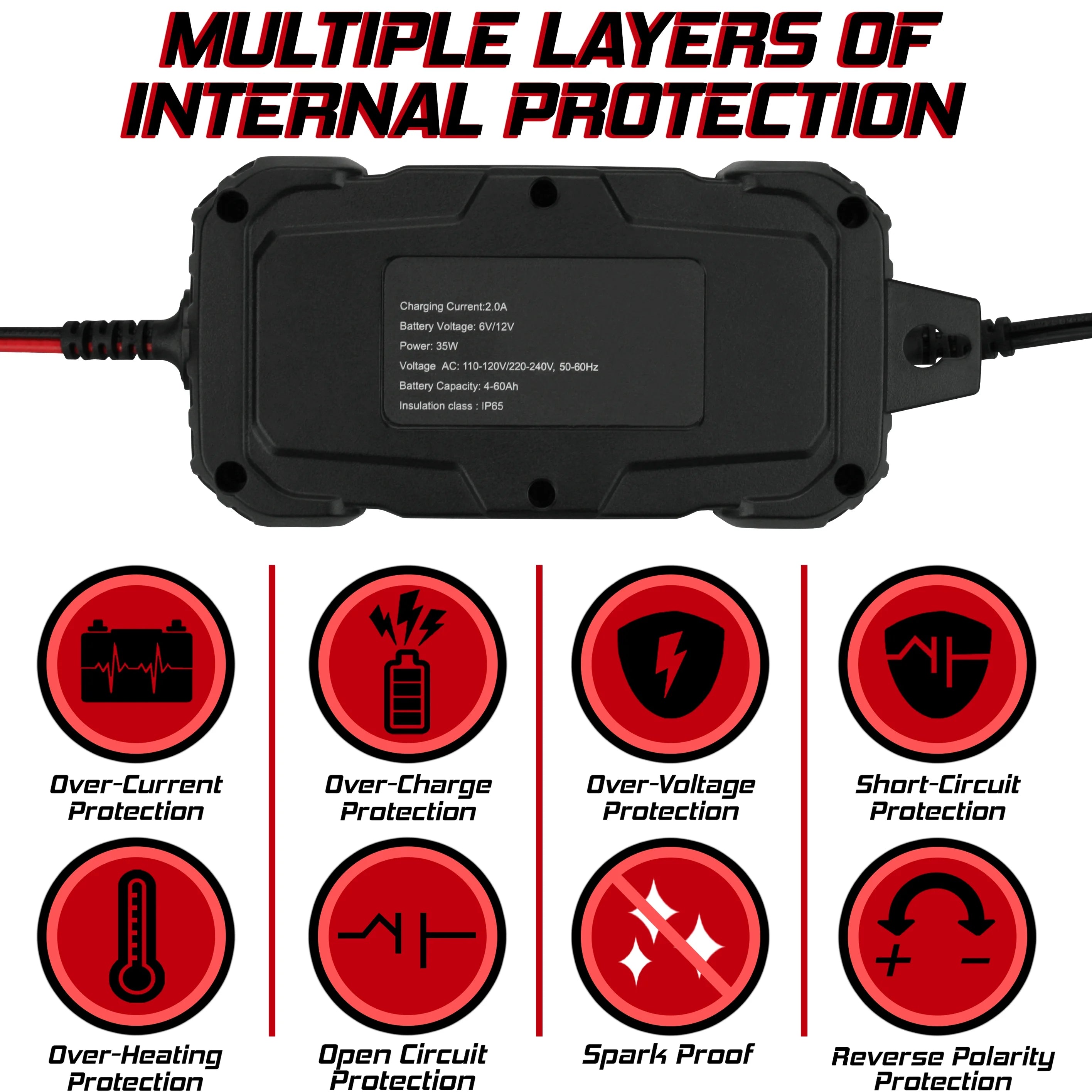 6-12V Smart Battery Charger Y681