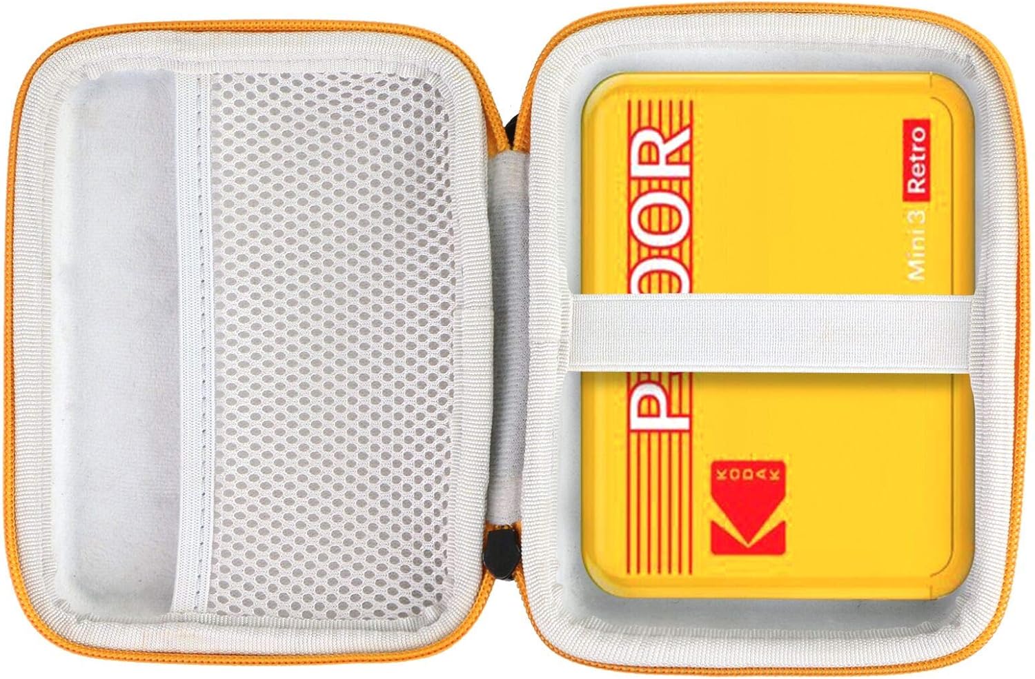Hard Travel Case for Kodak Mini 3 Retro Instant Printer & Camera (Gray Zipper) X494524