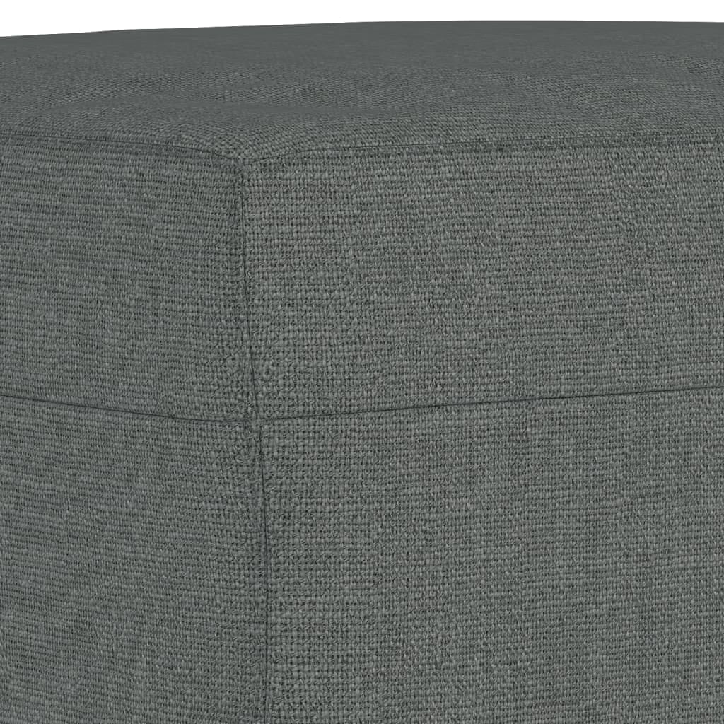 3 Piece Dark Gray Fabric Sofa Set G35788