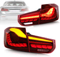 Smoked OLED Sequential Taillights for BMW M3 / 3 Series Sedan 2012-2018 L899525