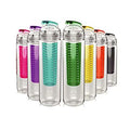 27 oz Dome Fruit Infuser Water Bottle Yellow Q7068