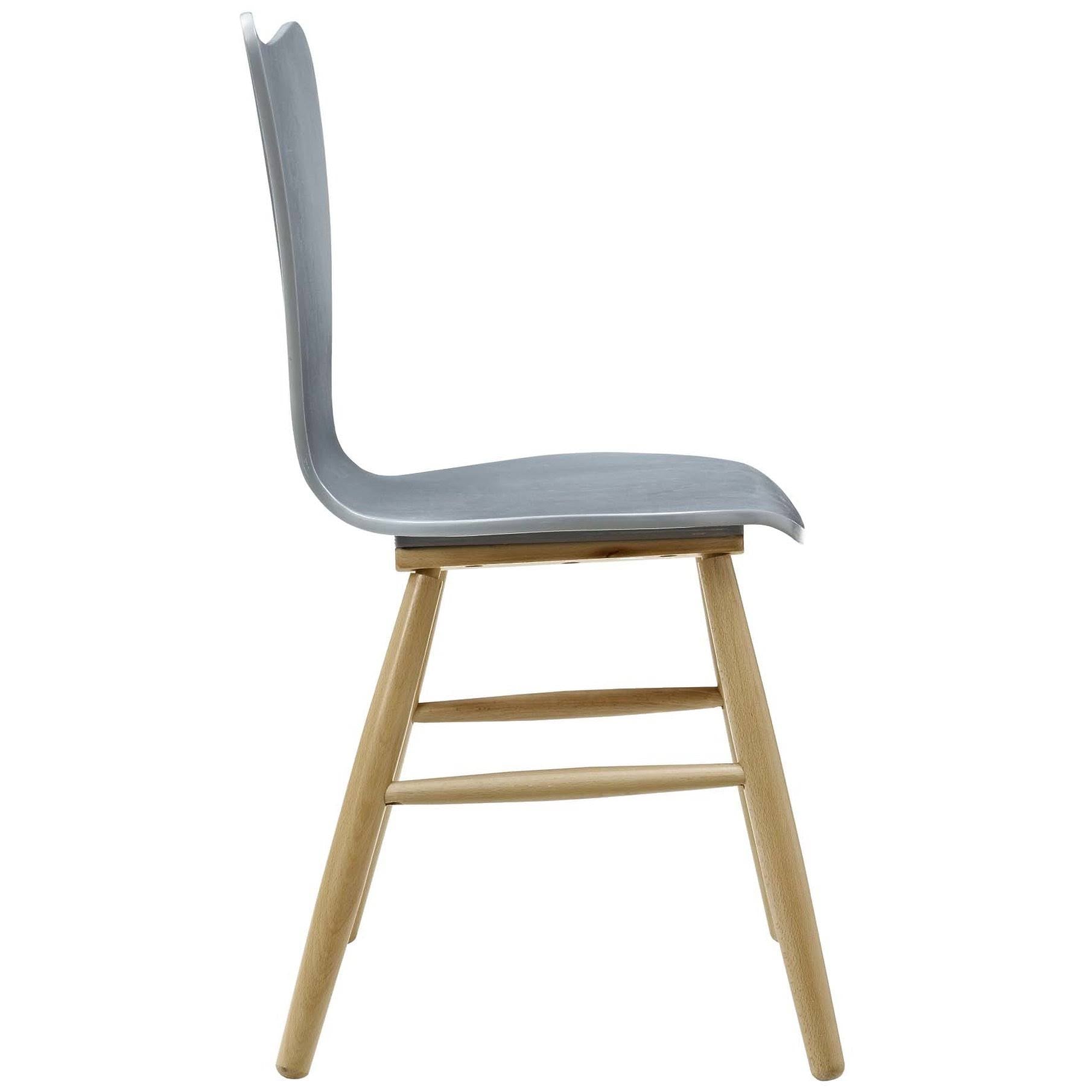 Gray Set of 4 Dining Chair J59653
