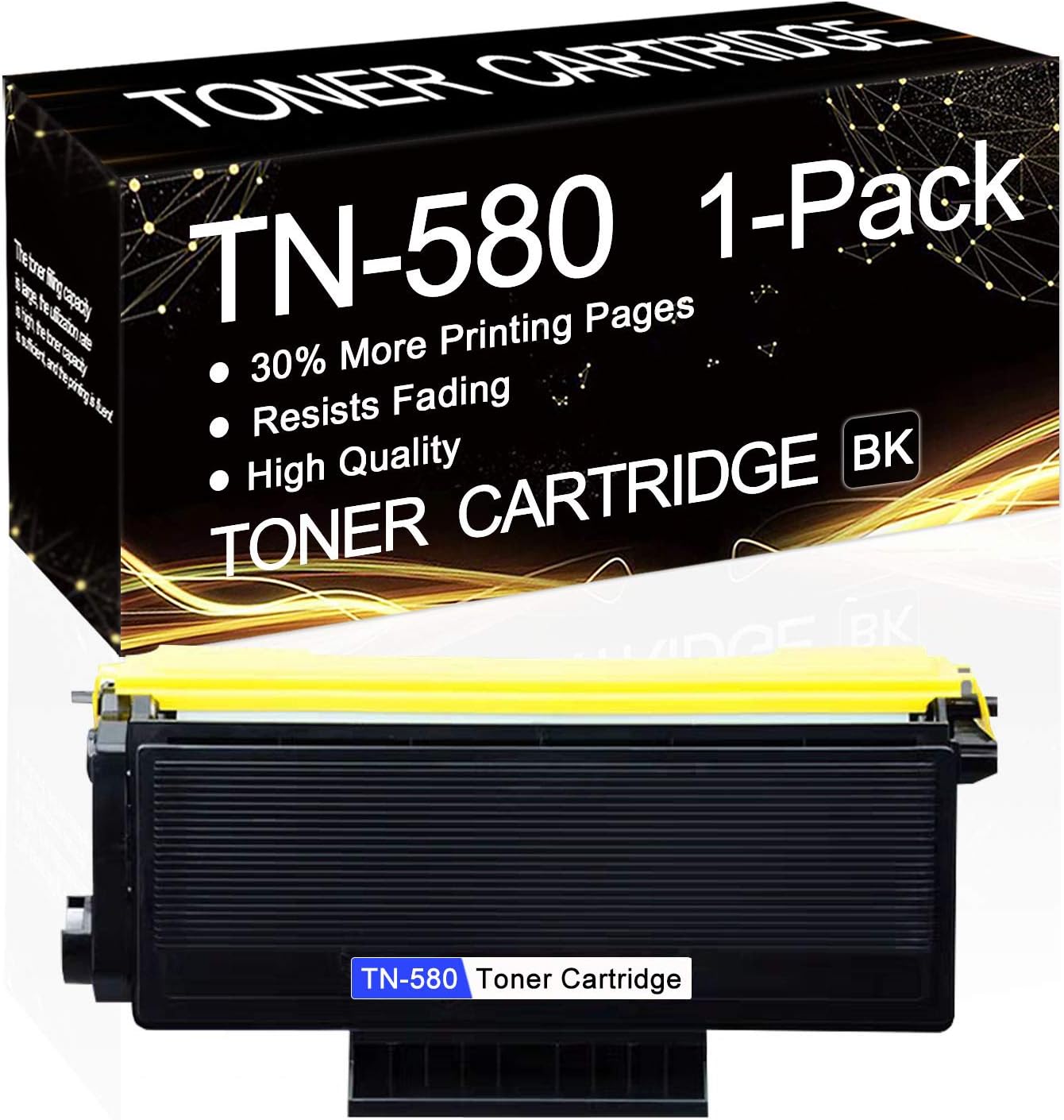 Black High-Yield Toner Cartridge for Brother Printers M989000