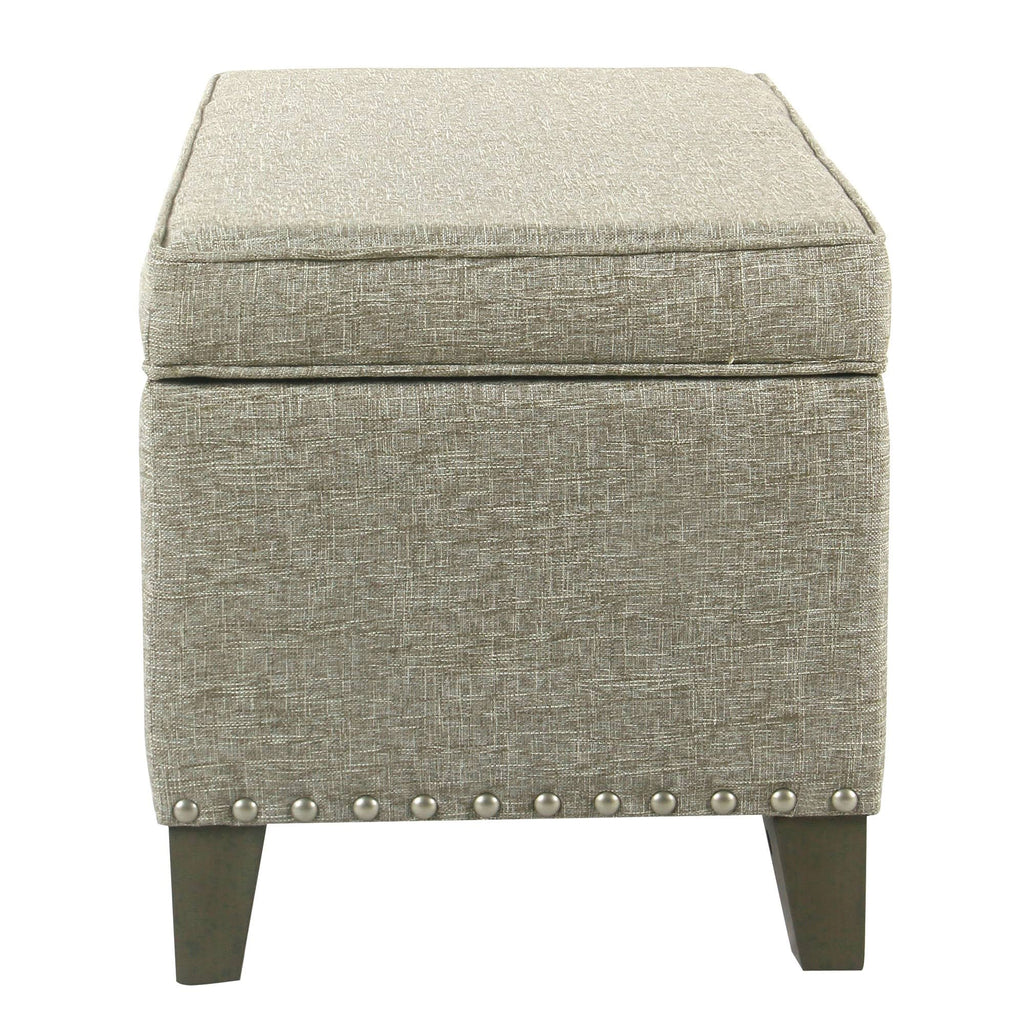 Large Storage Bench with Nailhead Trim B66596