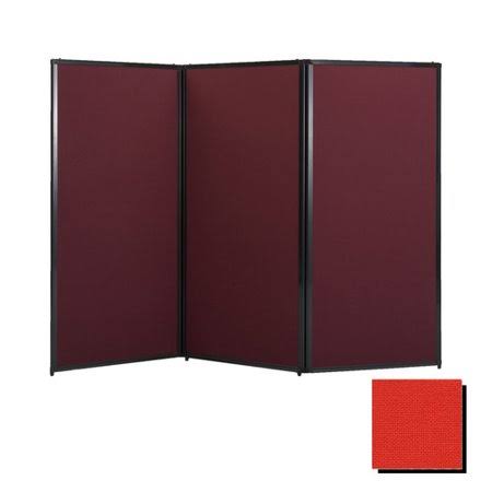 Red Fabric Privacy Screen T31343