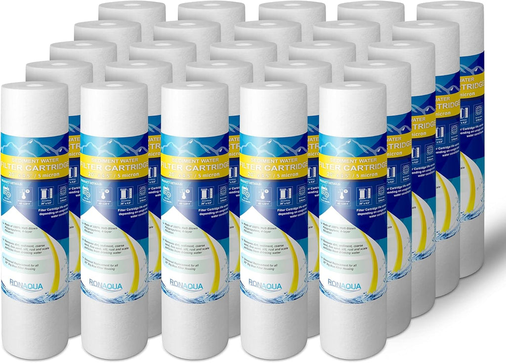 5 Micron 4.5”X 10 Water Filter Cartridges 10 Pack I844