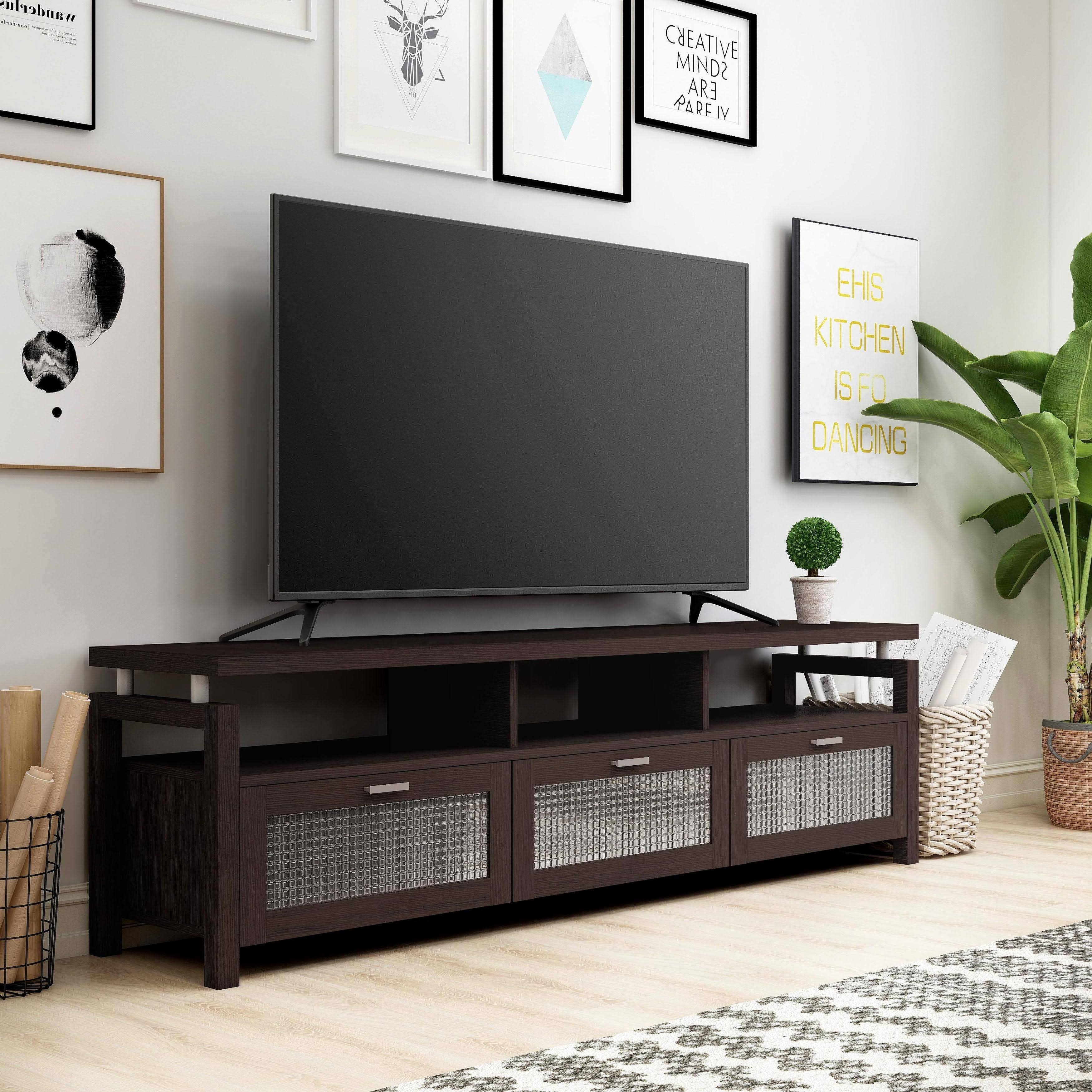 Espresso Wood TV Console Z994
