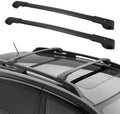 Roof Rack Cross Bars Pair Set Aluminum Black G2997