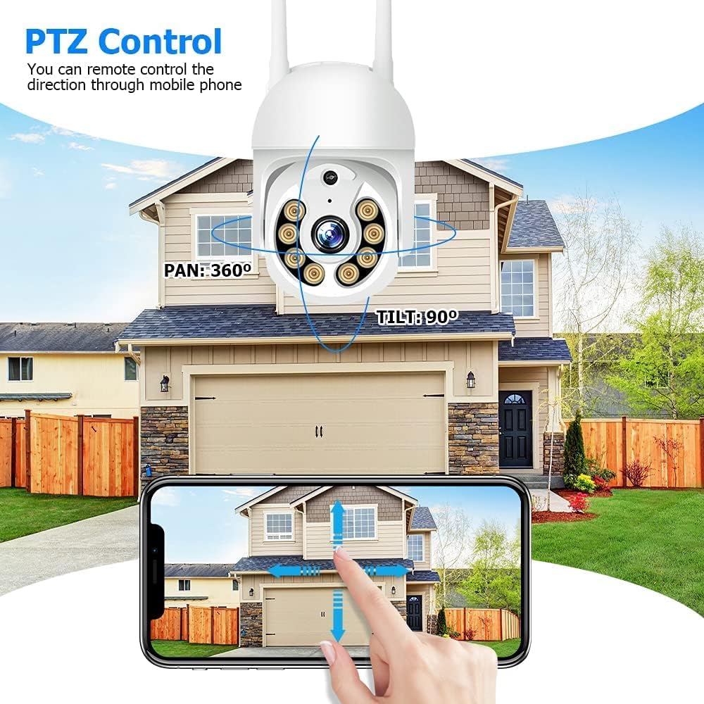 3MP HD Wireless Security Camera with Motion Detection E16348