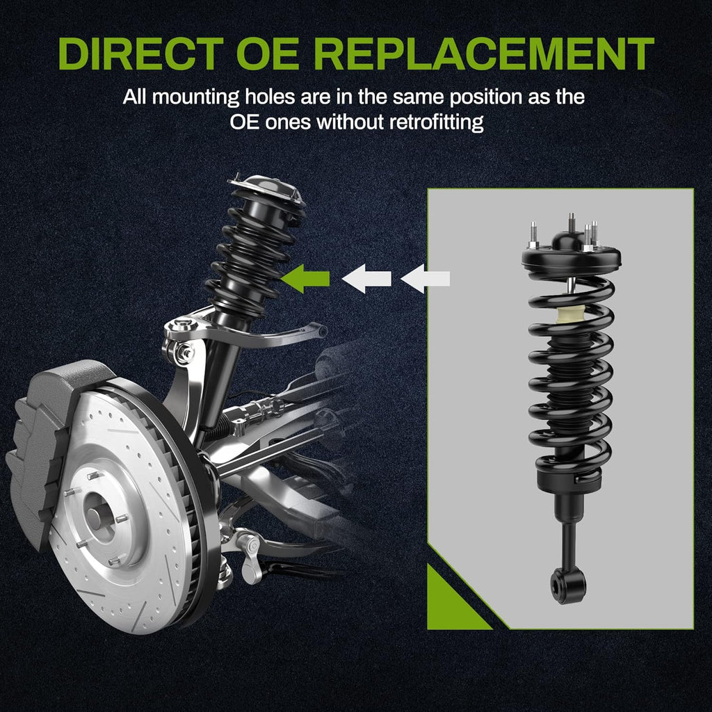 Complete Struts Front & Rear Shock Absorber E455