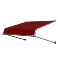 60-in Wide x 30-in Projection Brick Red Solid Fixed Door Awning F30013