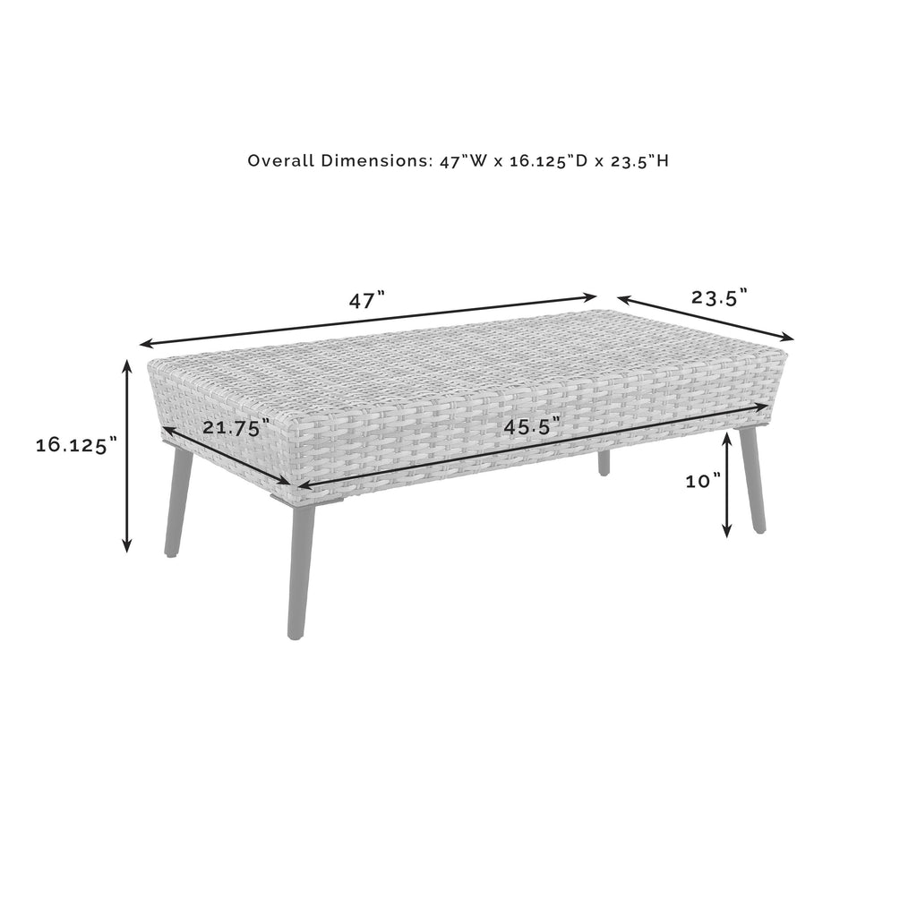 Gray 2 Piece Wicker Patio Sofa Set M605