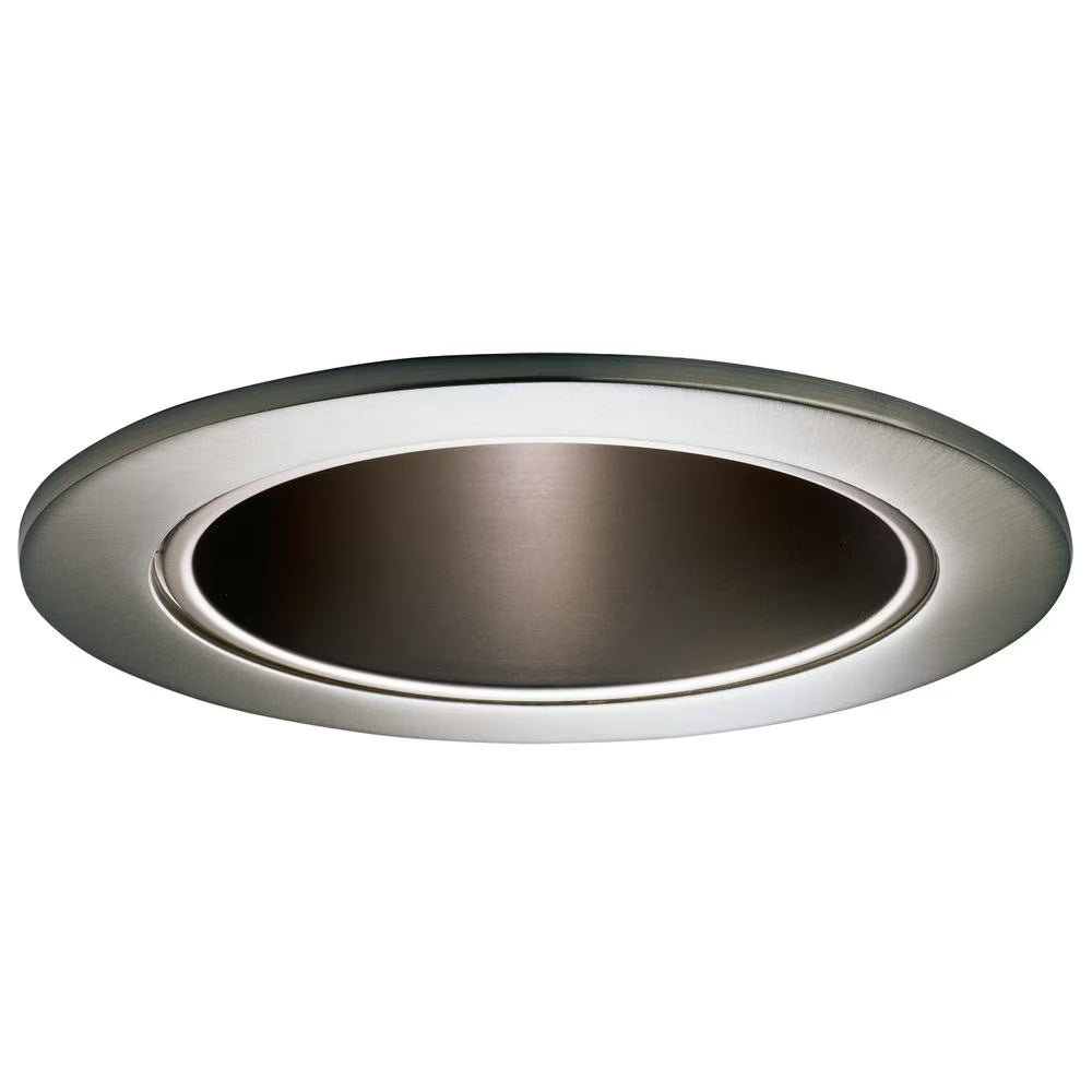 Satin Nickel Recessed Ceiling Light Cone Trim U81639
