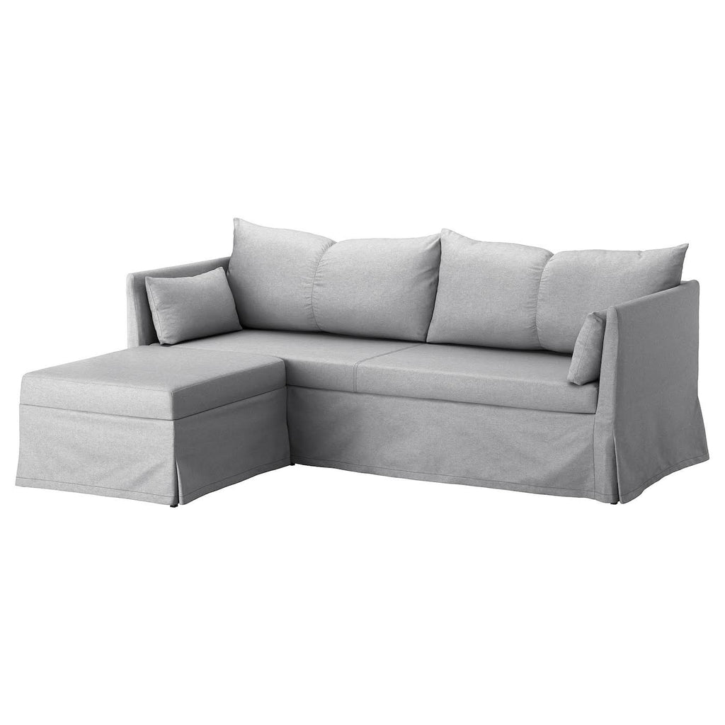 Sleeper Sectional, 3-seat, Light Gray C82198