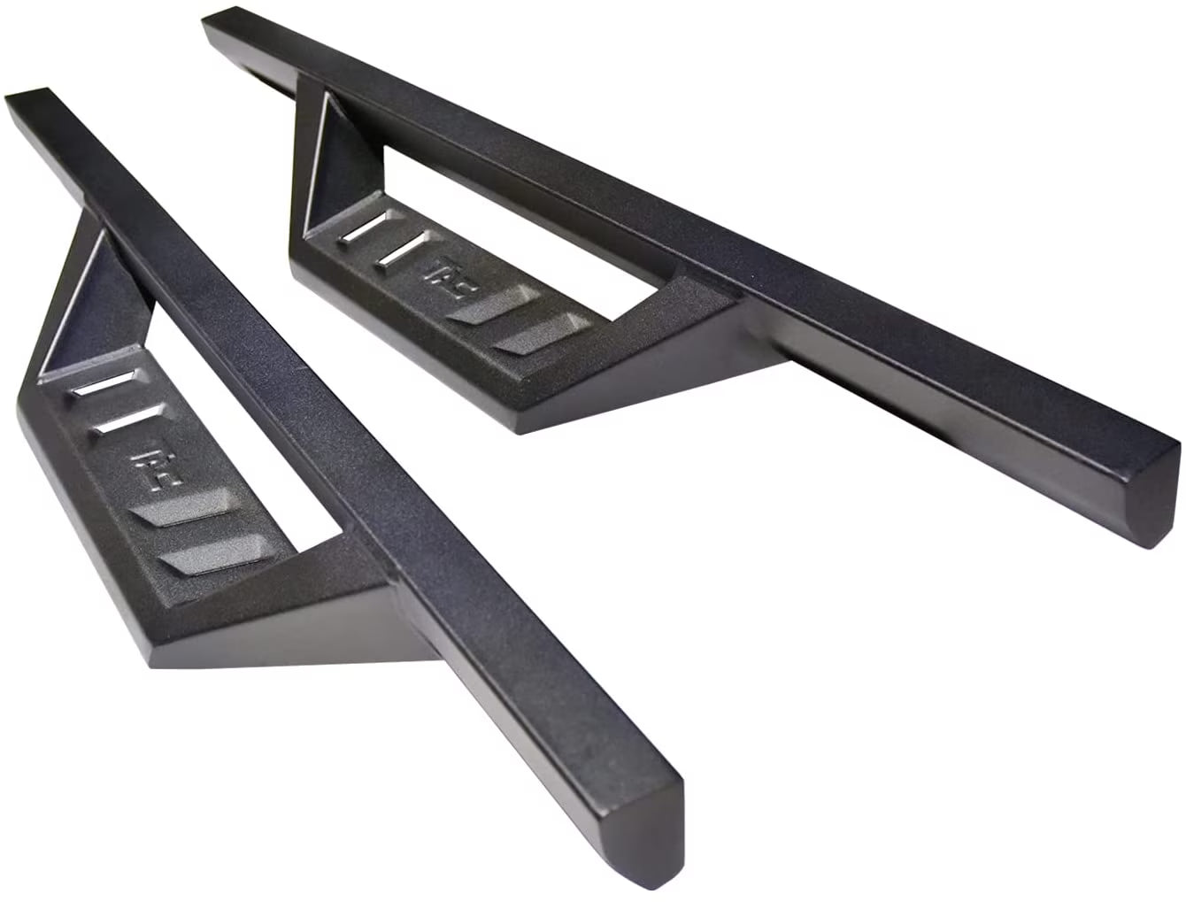 Black Off-Road Running Boards Side Steps Nerf Bars Rock Slider (2pcs) E97334