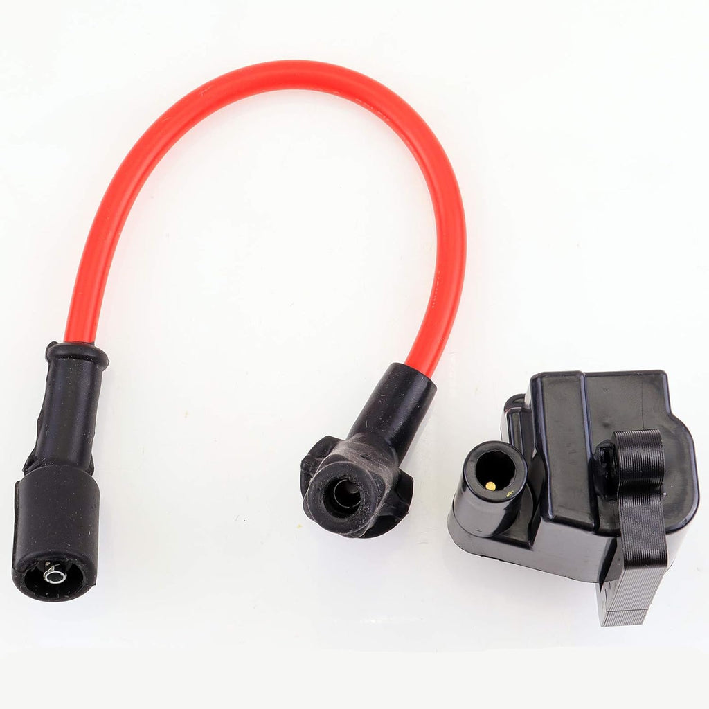 Square Ignition Coil UF271 With Spark Plug Wires (Pack of 8) O5206