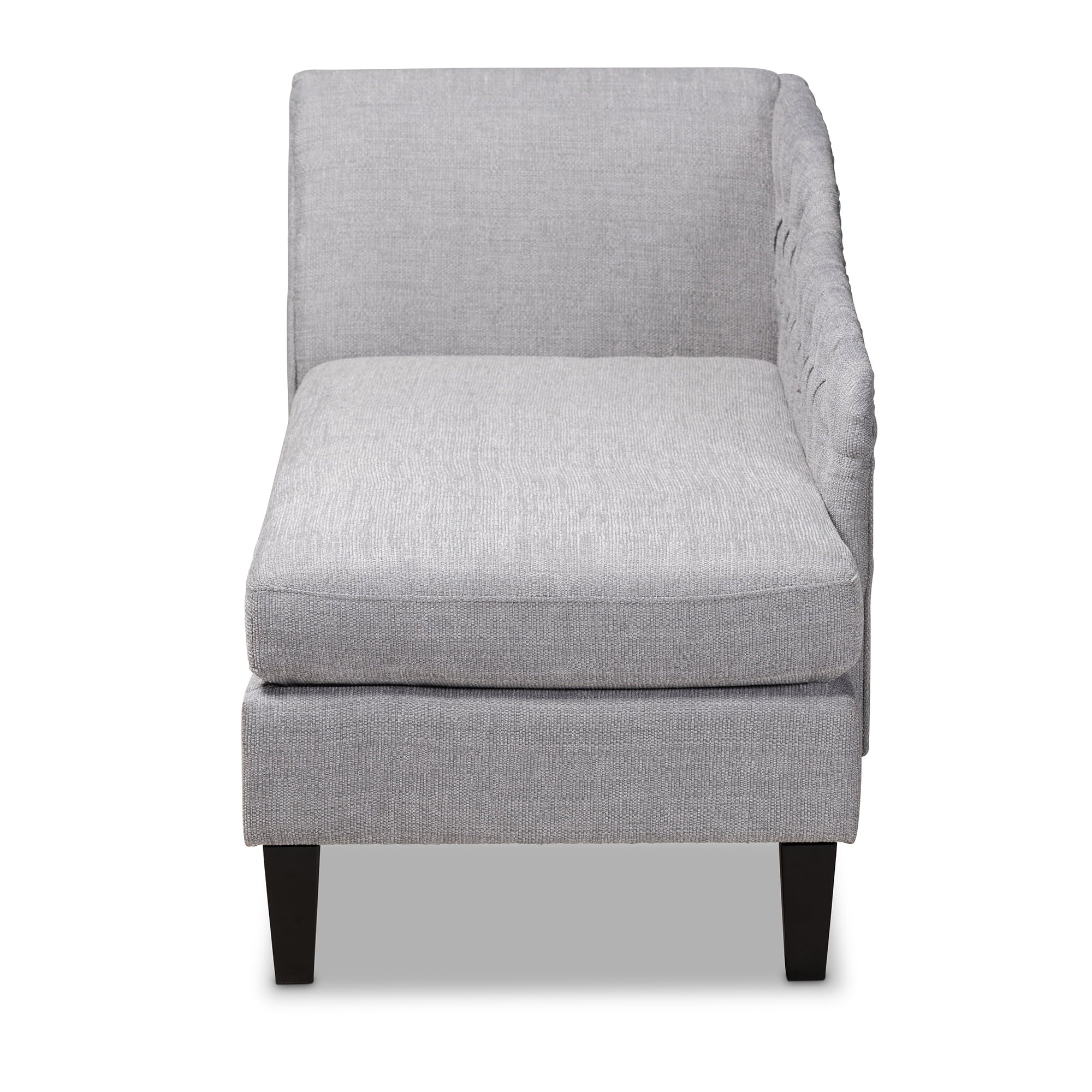 Grey Fabric Upholstered Chaise Lounge H22489