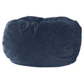 Blue Small Micro Suede Bean Bag Chair F361376