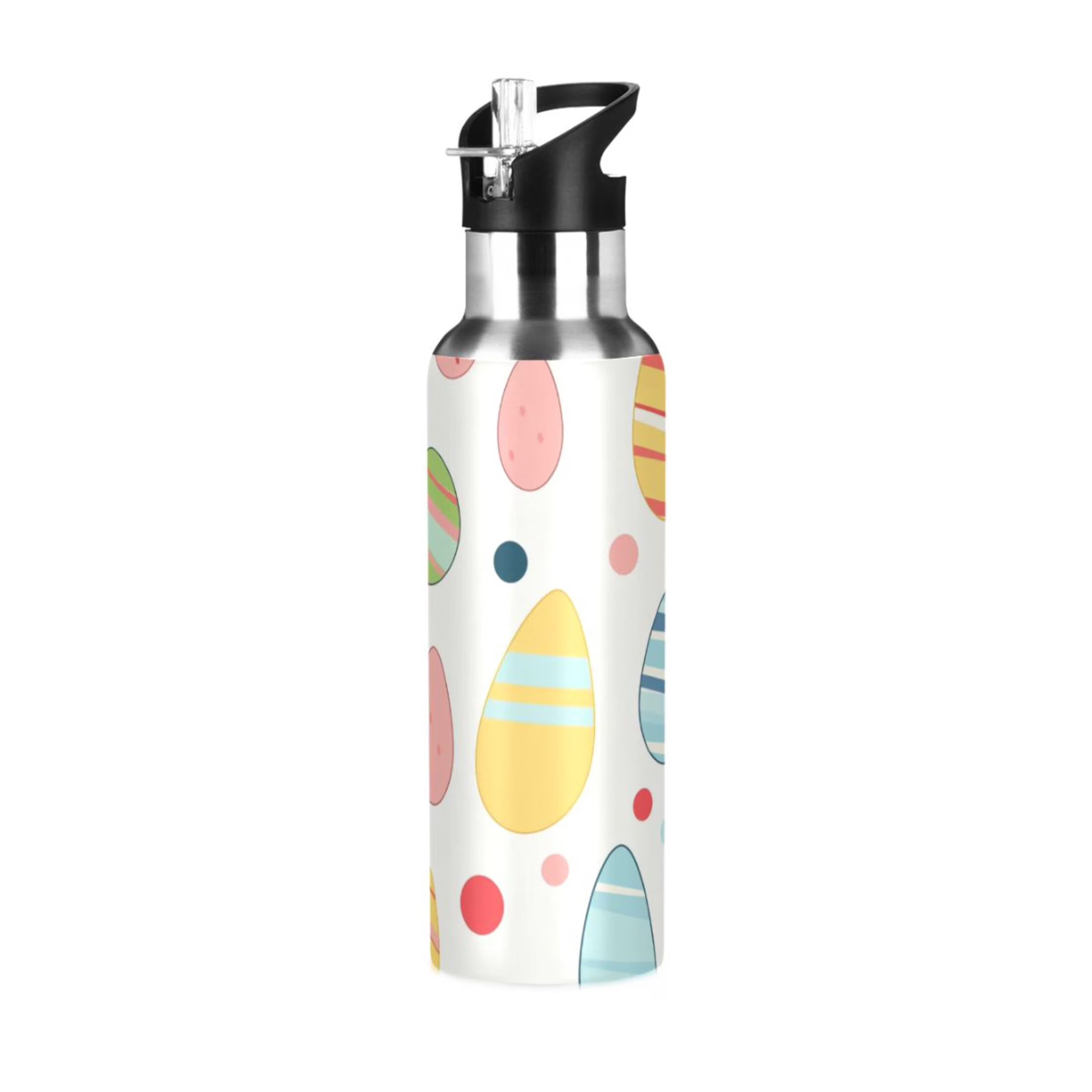 Insulated Stainless Steel Water Bottle with Straw Lid 20 oz V19537