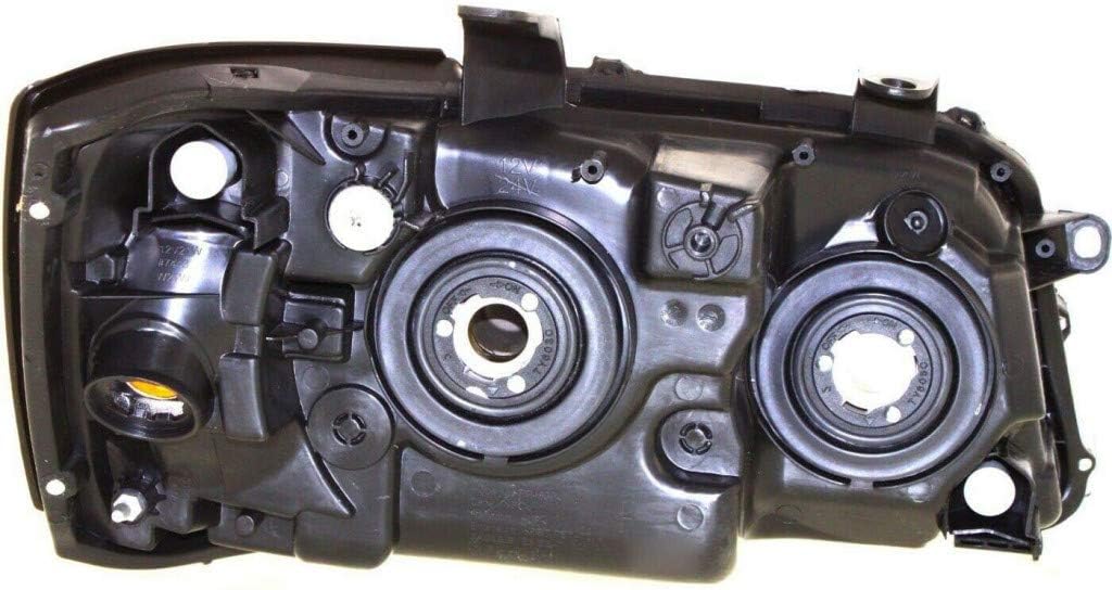 Passenger Side Head Light Assembly with Bulbs C5132