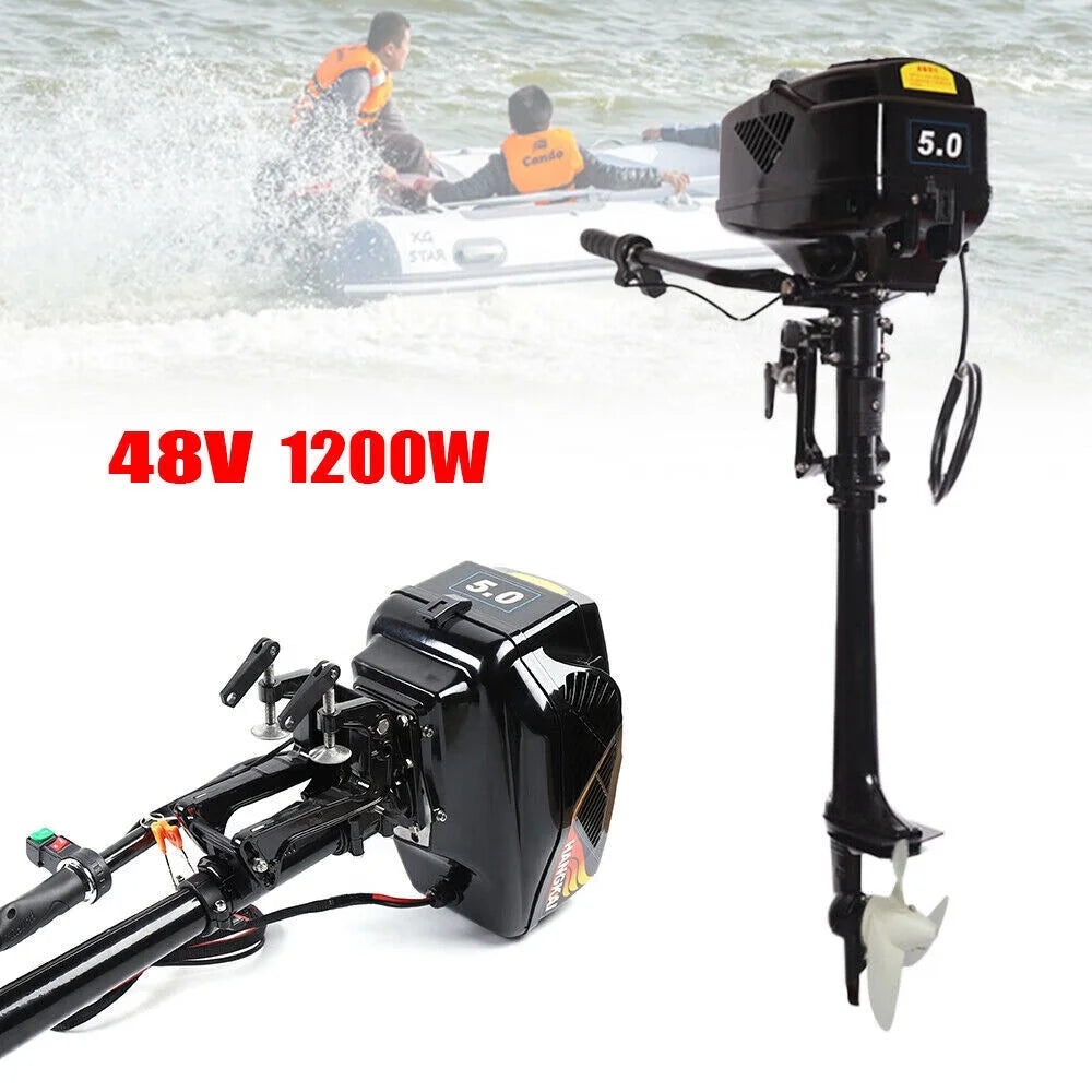 Electric Outboard Motor 48V 1200 w for Inflatable Fishing Boat K877467