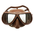Brown Dive Mask with Prescription Lenses J915