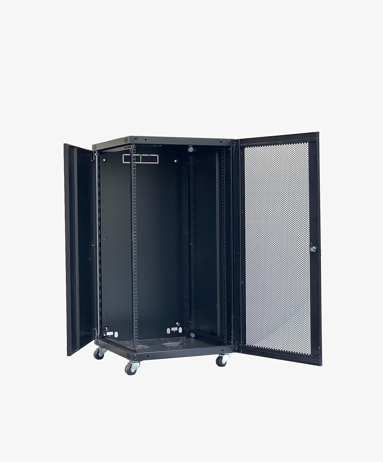 22U Wall Mount Network Server Cabinet Rack Enclosure with Ventilated Door Lock N662