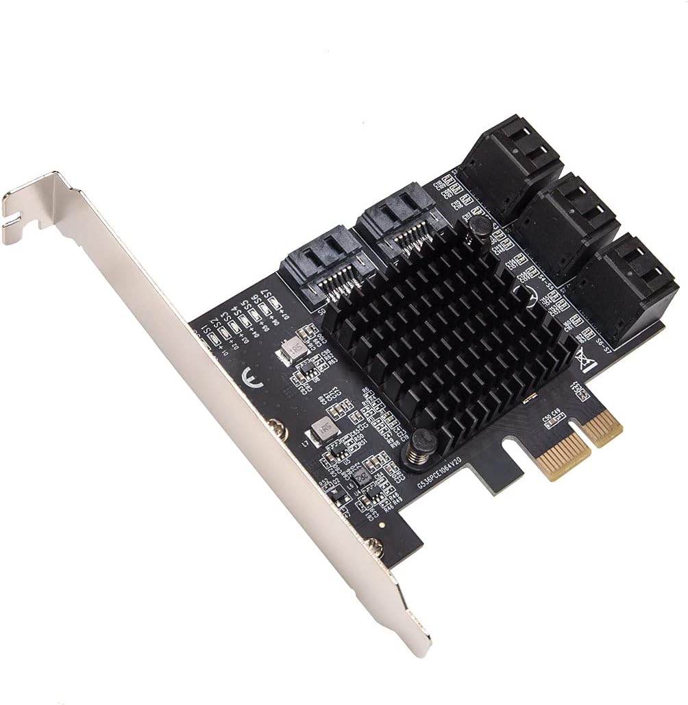 6 Port SATA III to PCIe 3.0 x1 Non-RAID Expansion Card F60480