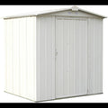 Cream Galvanized Steel Storage Shed Y902