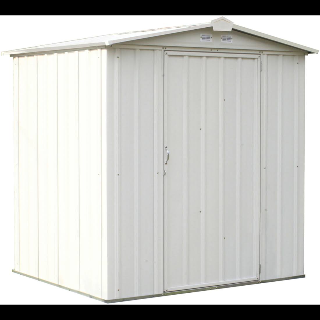Cream Galvanized Steel Storage Shed Y902