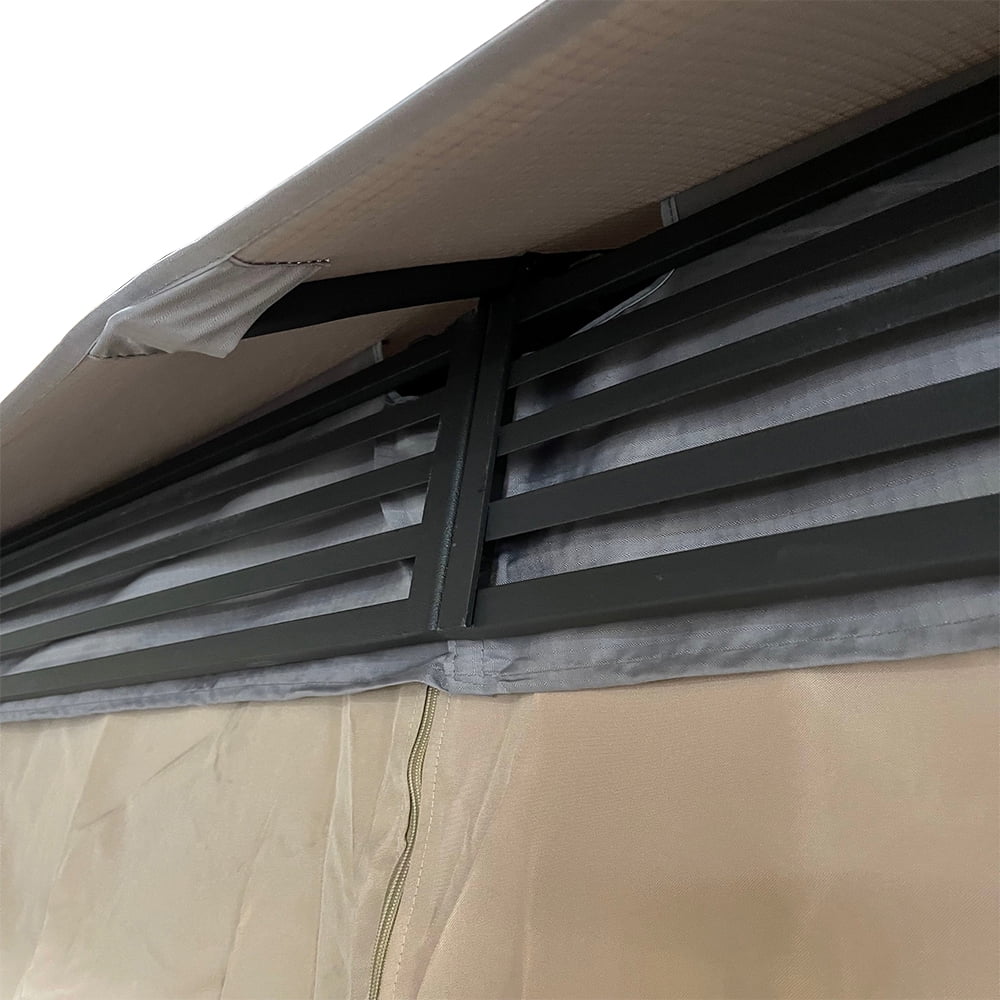Slate Gray Replacement Canopy Top Cover for Gazebo M889