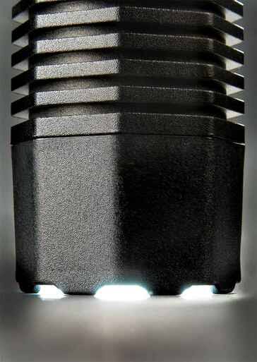 Black LED Flashlight Battery M22808