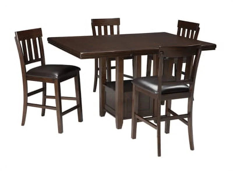 Counter Height Dining Extension Table Dark Brown F70281