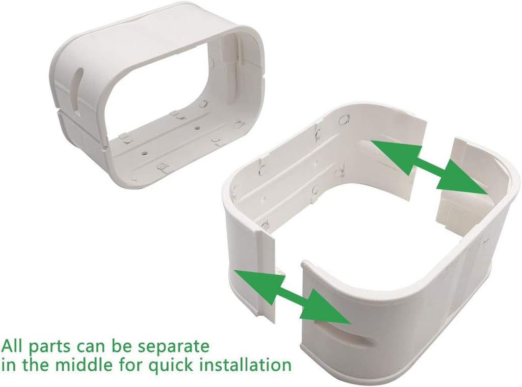 3'' W x 7.5ft L PVC Line Set Cover Kit, Pack of 2 L42937