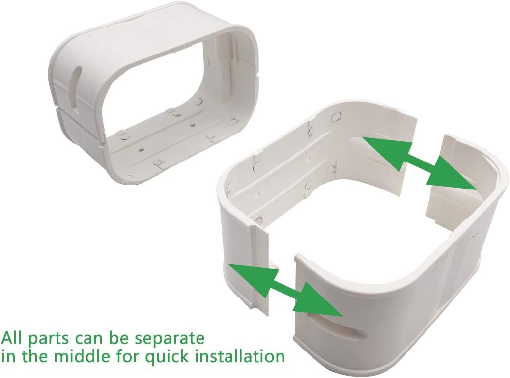 3'' W x 7.5ft L PVC Line Set Cover Kit, Pack of 2 L42937