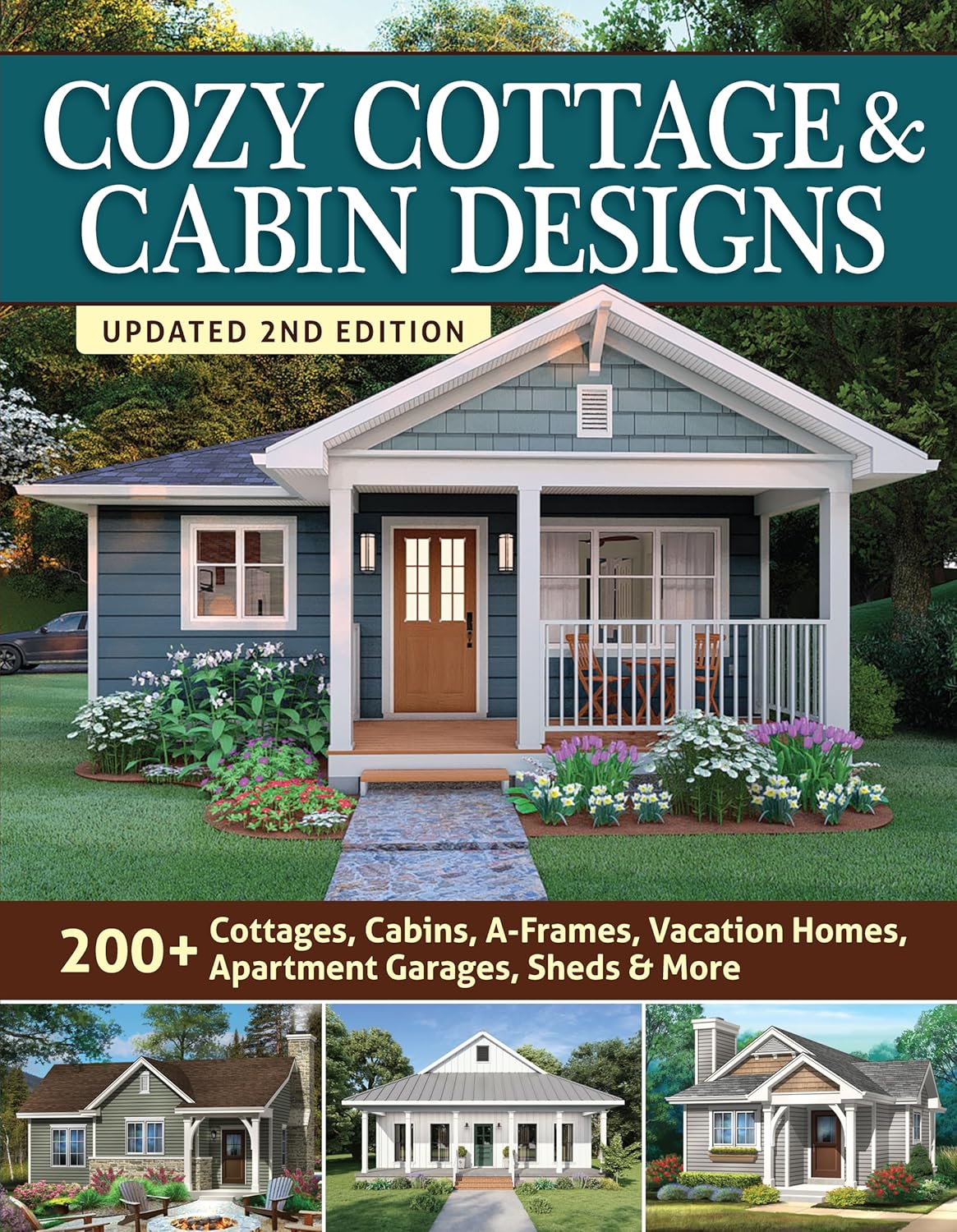 200+ Cottages, Cabins, A-Frames, Vacation Homes, Apartment Garages, Sheds & More Catalog of Plans I9455