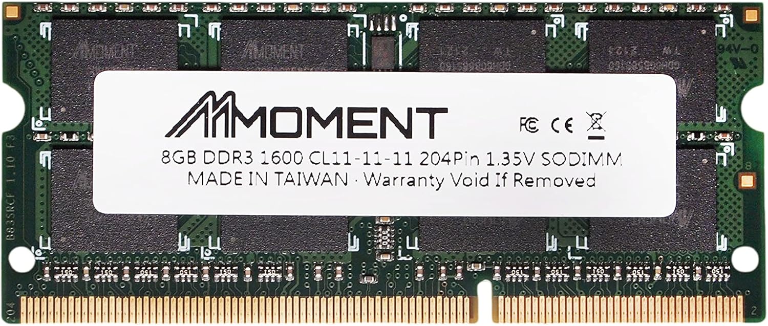 16GB Kit (2x8GB) DDR3 / DDR3L 1600MHz SODIMM PC3-12800 1.35V CL 11 Non-ECC Unbuffered 204 Pin Notebook Laptop Memory U432200