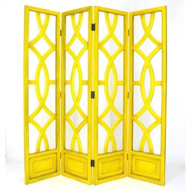 Yellow Room Divider P6746