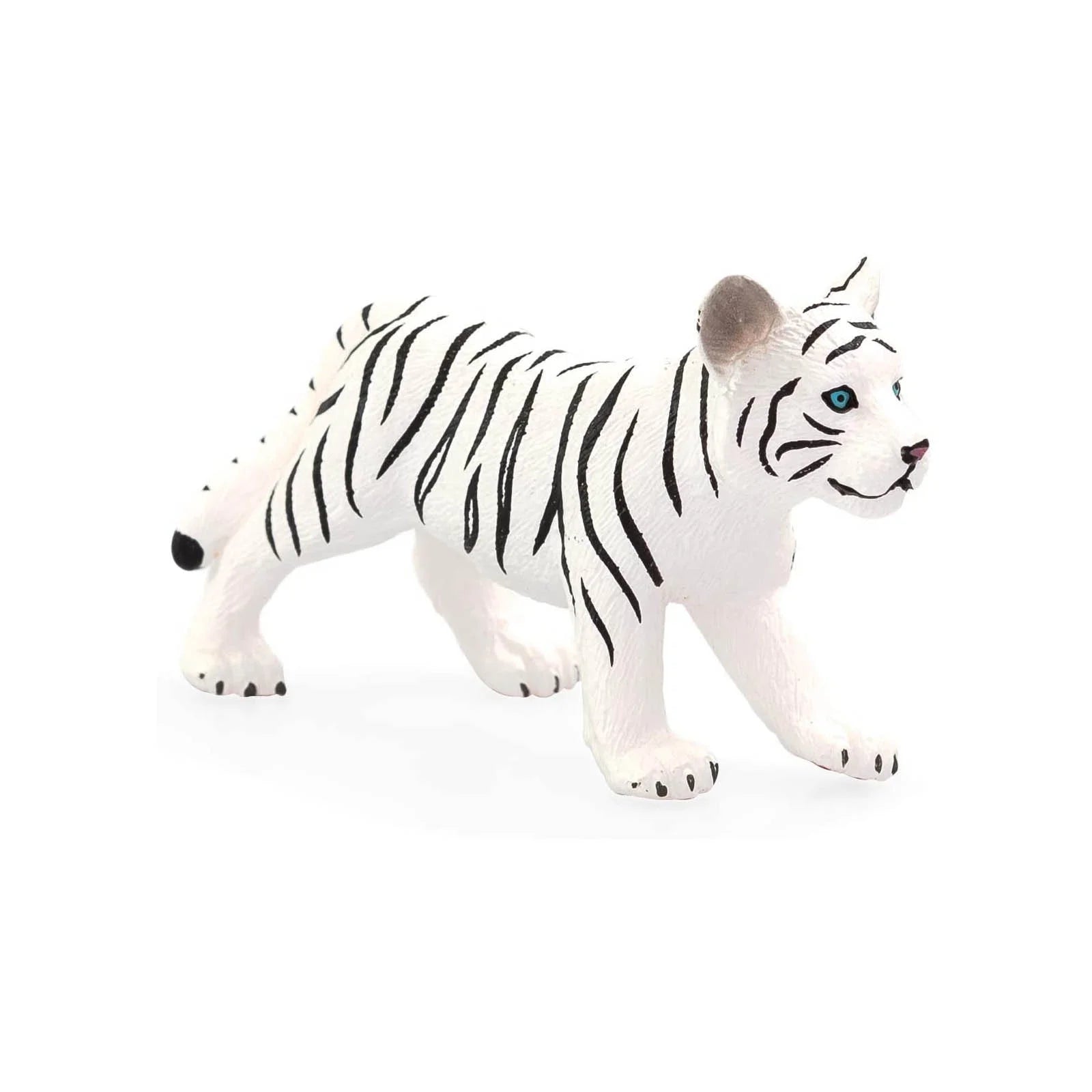 White Tiger Cub Standing Animal Figure N835
